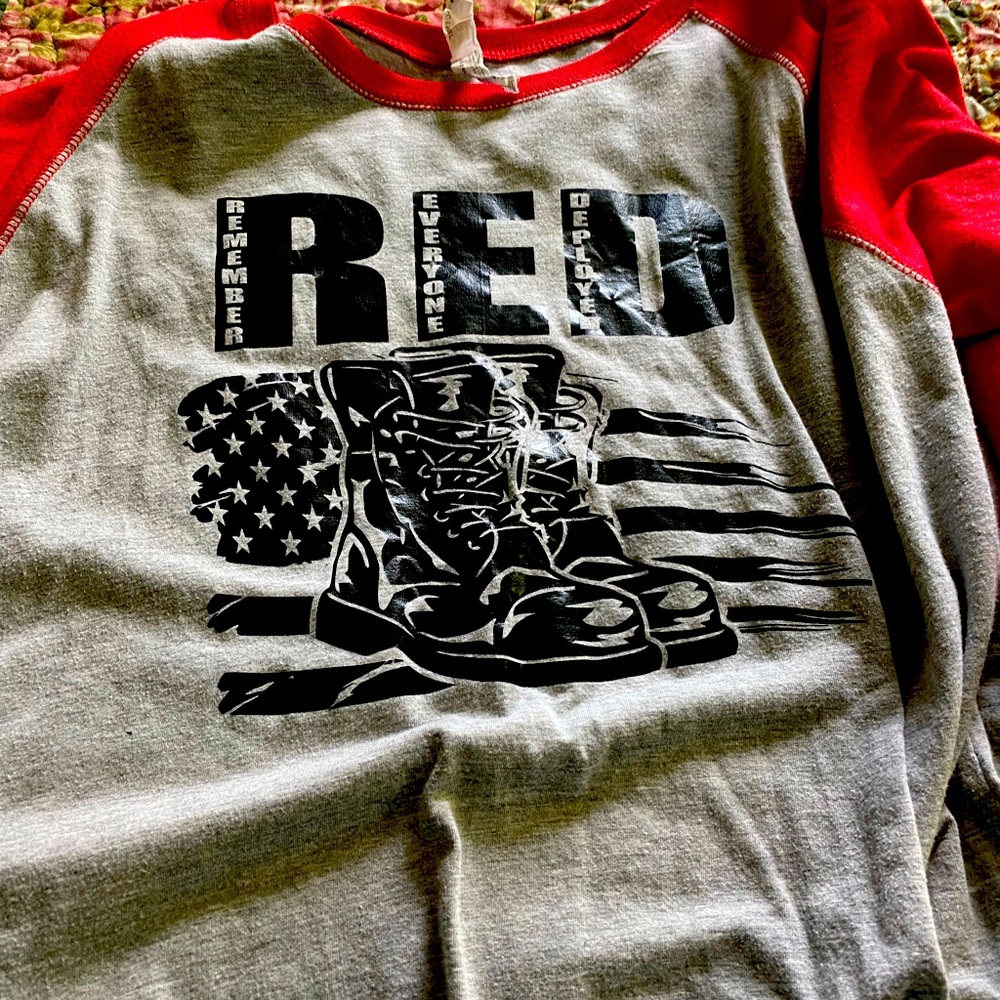 Remember Everyone Deployed XL tee